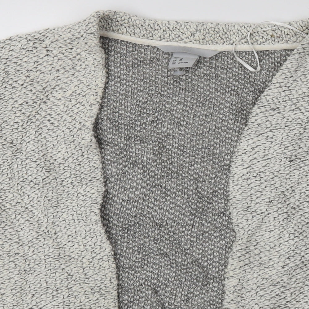 H&M Womens White   Cardigan Jumper Size M