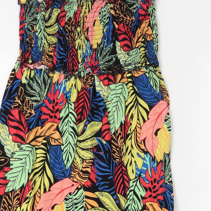 Papaya Womens Blue Floral  Straight & Pencil Skirt Size 10