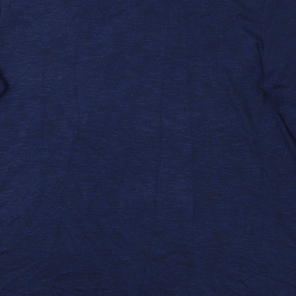 Tu Woman Womens Blue   Basic T-Shirt Size 8  - Butterflies
