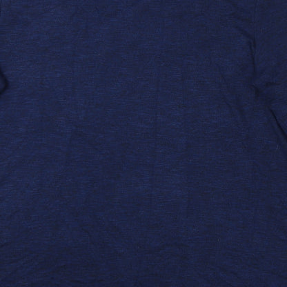 Tu Woman Womens Blue   Basic T-Shirt Size 8  - Butterflies