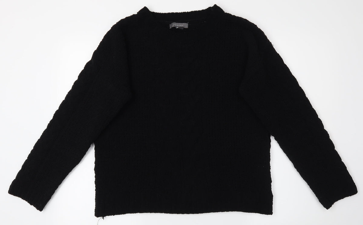 Primark Womens Black   Pullover Jumper Size XS