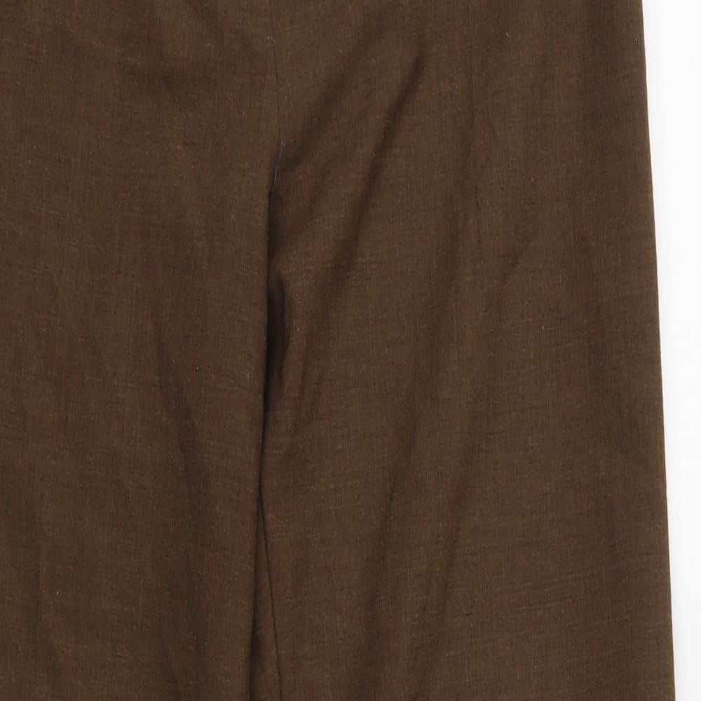 Share Womens Brown   Dress Pants Trousers Size 14 L26 in