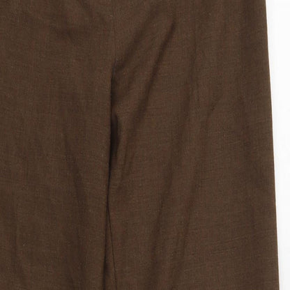 Share Womens Brown   Dress Pants Trousers Size 14 L26 in