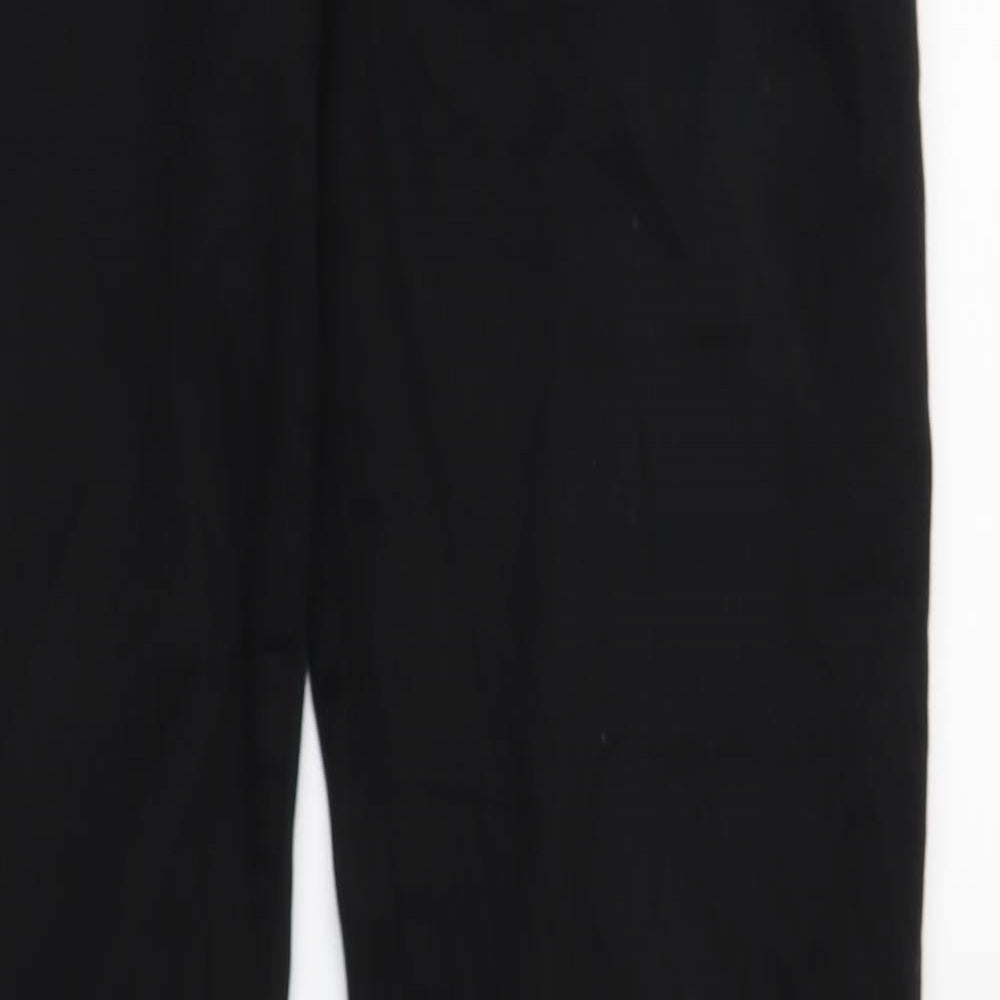 Womens UK Size M House Regular Fit Chino Black Trousers
