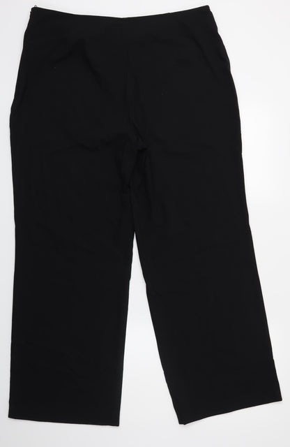 Next Woman Womens Black   Trousers  Size 18 L26 in