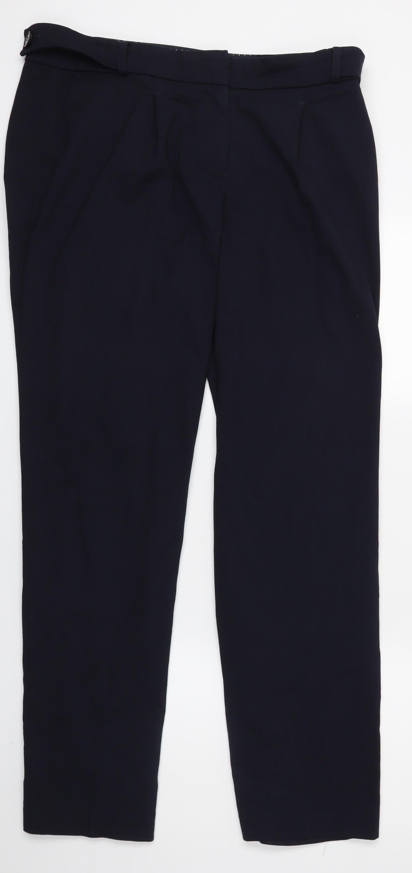 Womens UK Size 14 NEXT Regular Fit  Blue Trousers