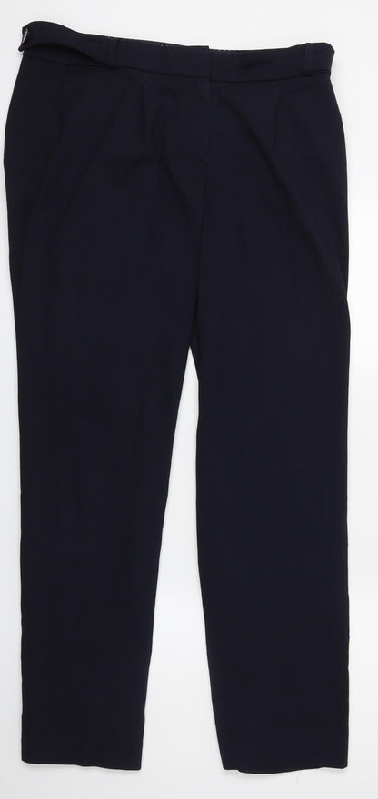 Womens UK Size 14 NEXT Regular Fit  Blue Trousers
