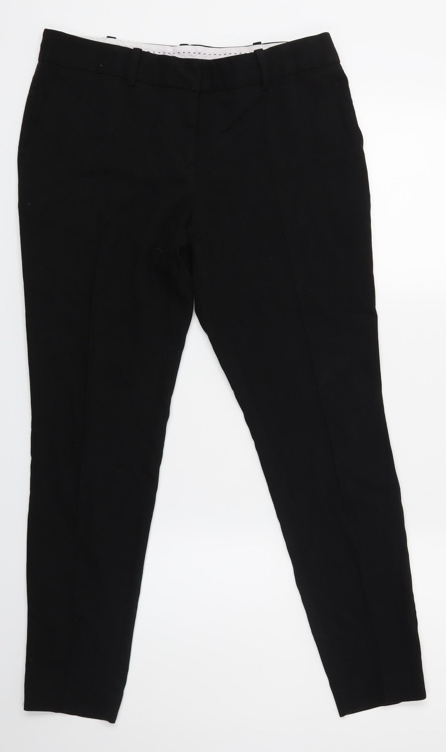 Womens UK Size 10 NEXT Regular Fit  Black Trousers