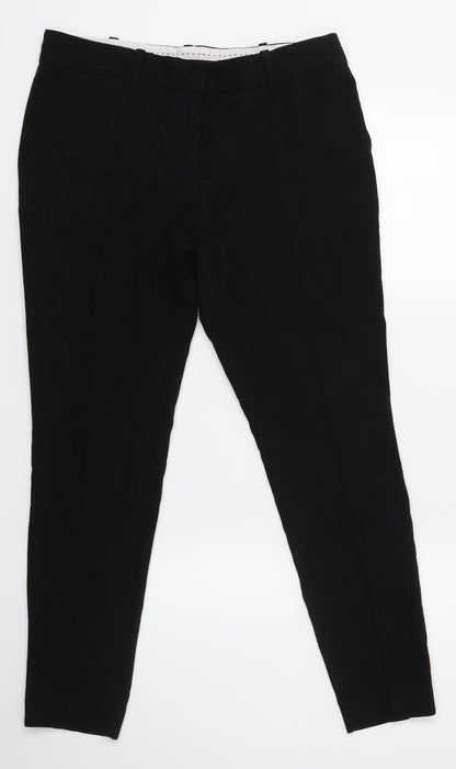 Womens UK Size 10 NEXT Regular Fit  Black Trousers