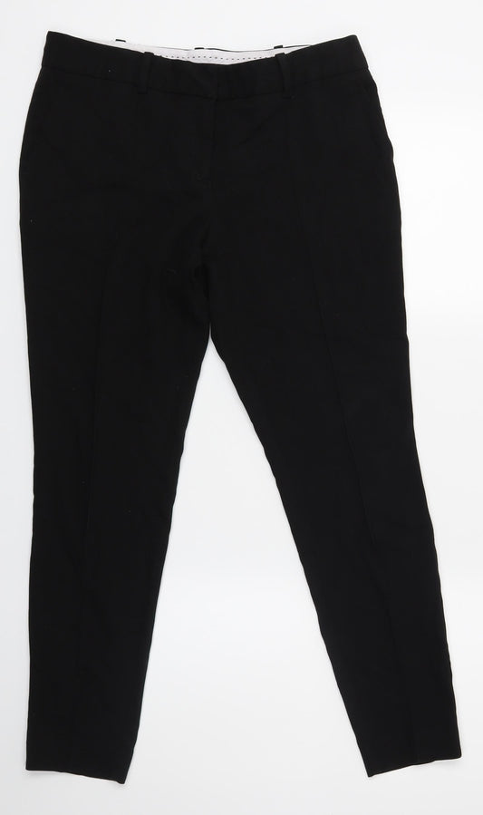 Womens UK Size 10 NEXT Regular Fit  Black Trousers