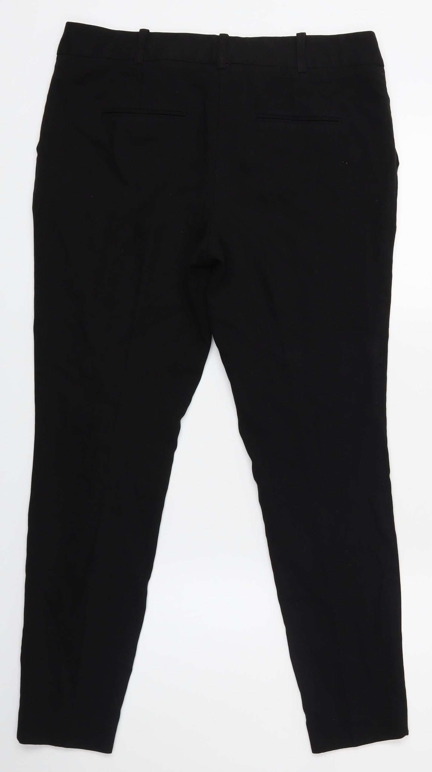 Womens UK Size 10 NEXT Regular Fit  Black Trousers