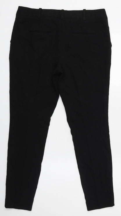 Womens UK Size 10 NEXT Regular Fit  Black Trousers