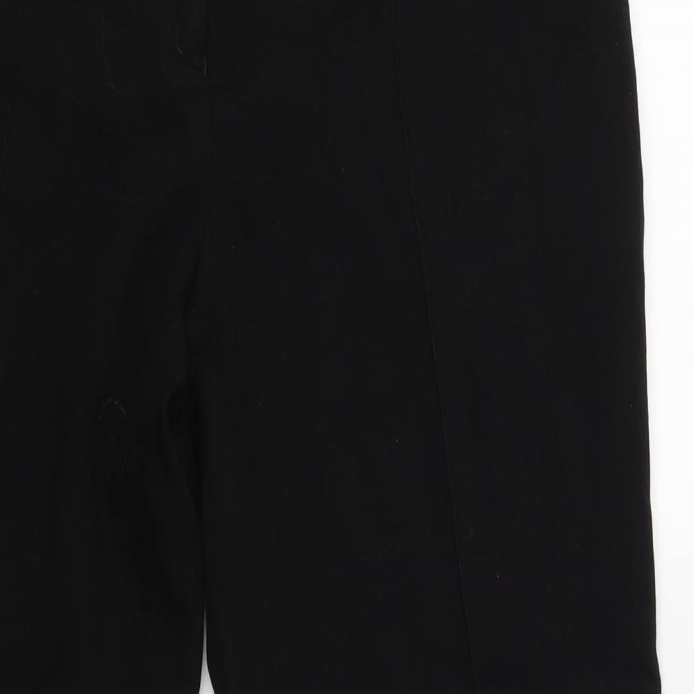 Womens UK Size 10 NEXT Regular Fit  Black Trousers