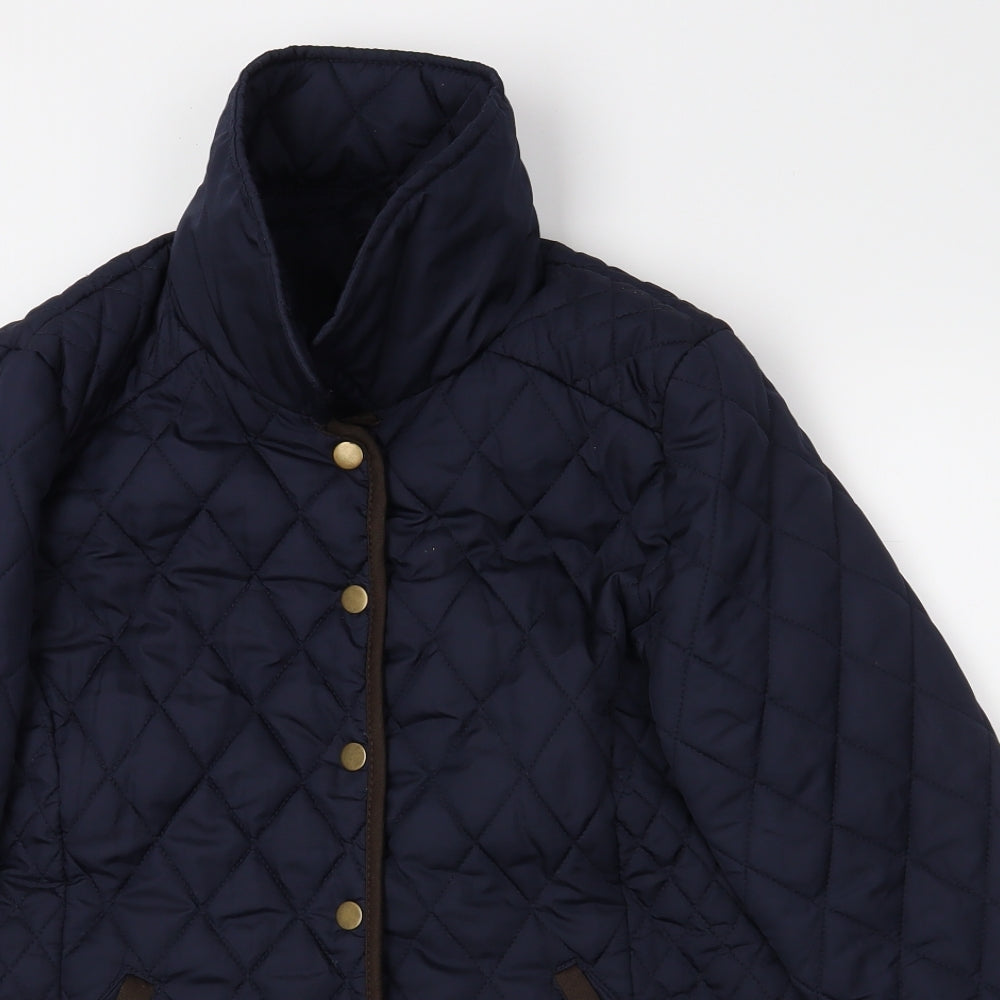 Womens UK Size 10 Atmosphere Blue Windbreaker Coat