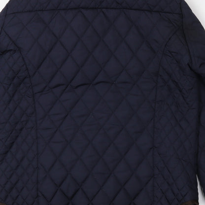 Womens UK Size 10 Atmosphere Blue Windbreaker Coat