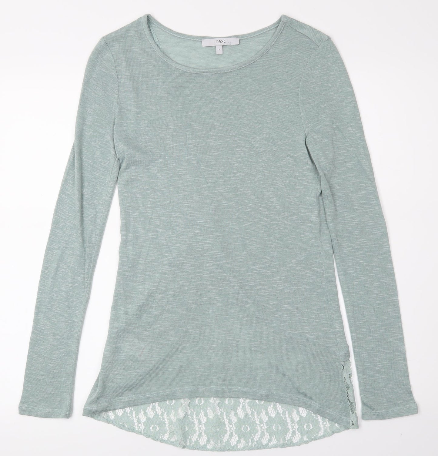 Womens UK Size 6 NEXT Green Basic T-Shirt