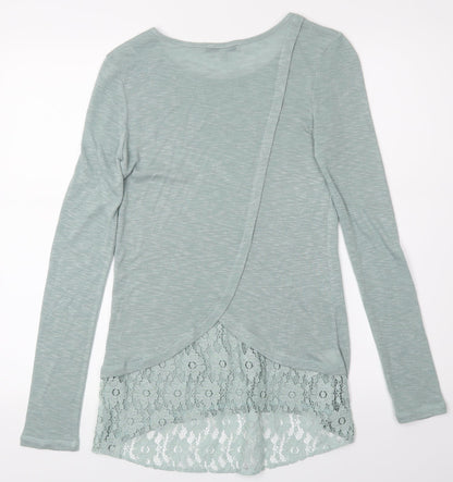 Womens UK Size 6 NEXT Green Basic T-Shirt