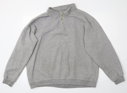 Mens UK Size XL EWM Grey Pullover Sweatshirt