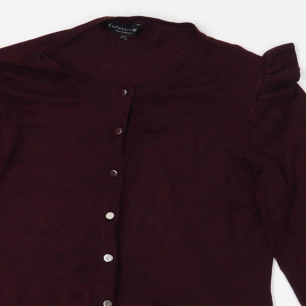 F&F Womens Purple   Basic Blouse Size 8