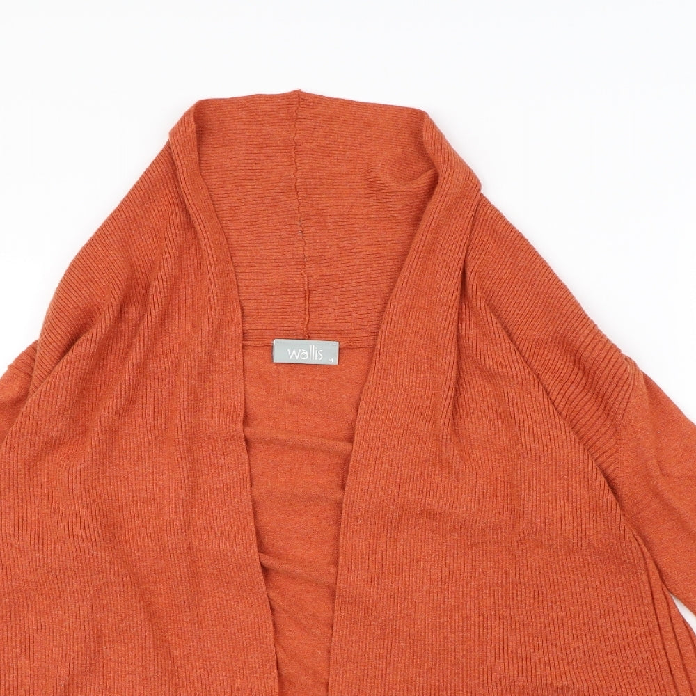 Wallis Womens Orange   Cardigan Jumper Size M