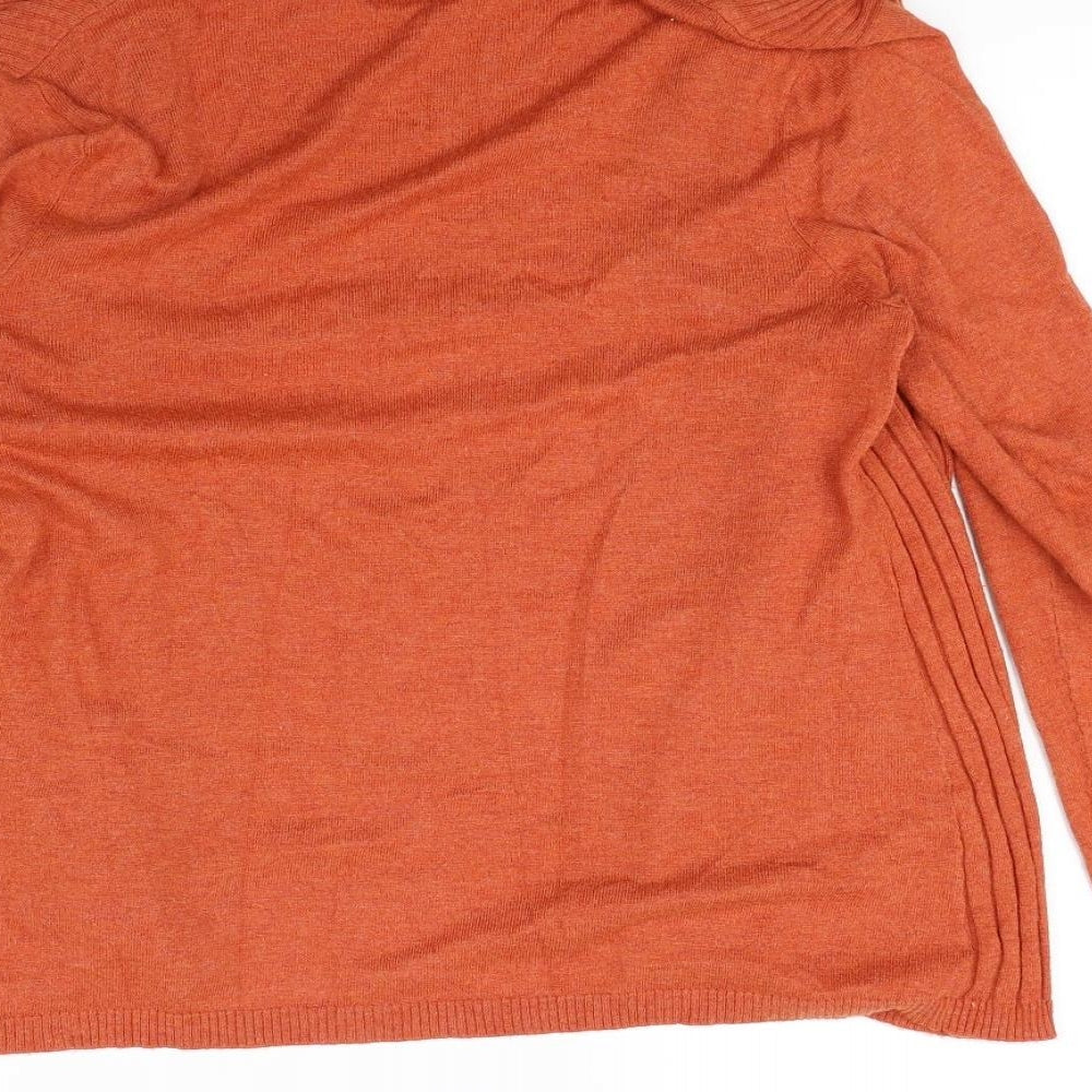 Wallis Womens Orange   Cardigan Jumper Size M