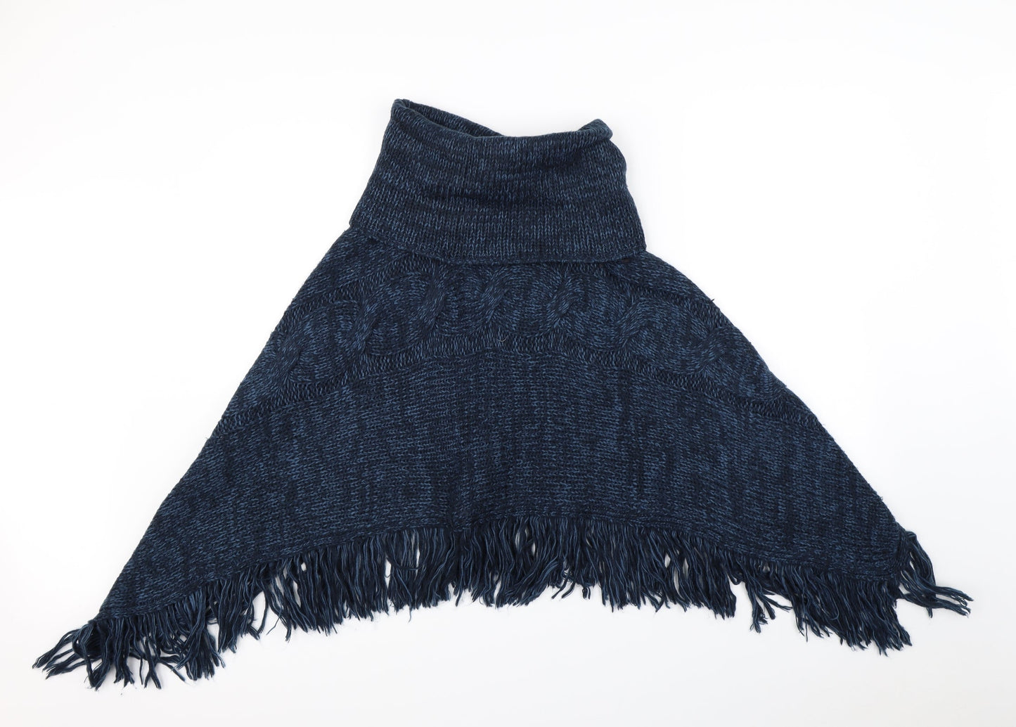 Preworn Womens Blue   Jacket Poncho One Size