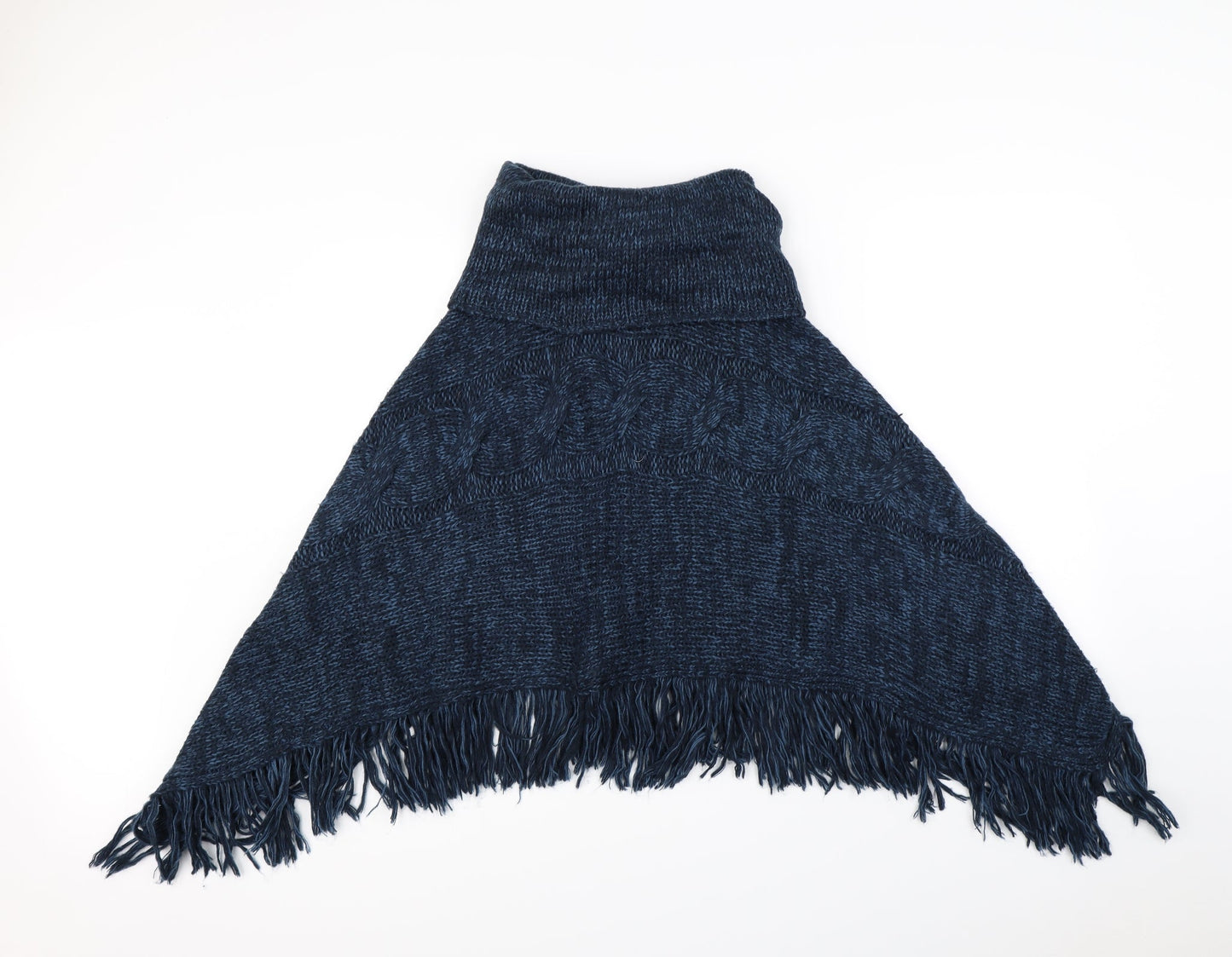 Preworn Womens Blue   Jacket Poncho One Size