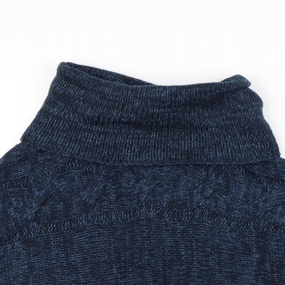 Preworn Womens Blue   Jacket Poncho One Size