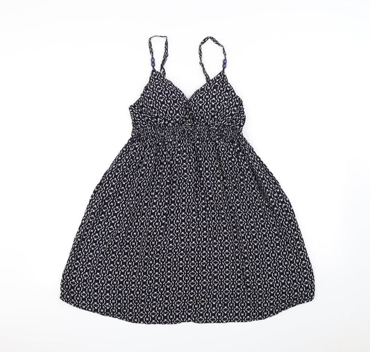 New Look Womens Blue Polka Dot  Mini  Size S