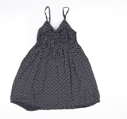 New Look Womens Blue Polka Dot  Mini  Size S