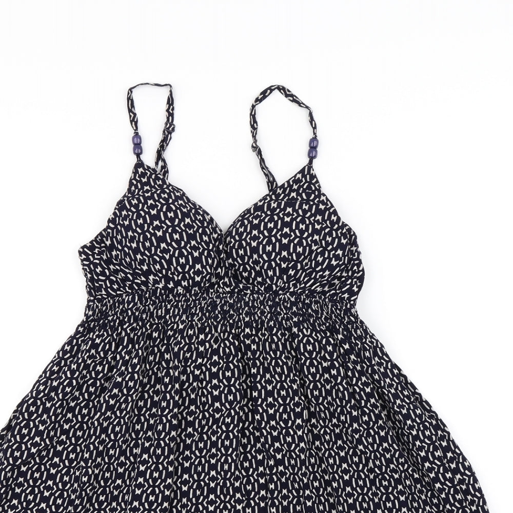 New Look Womens Blue Polka Dot  Mini  Size S