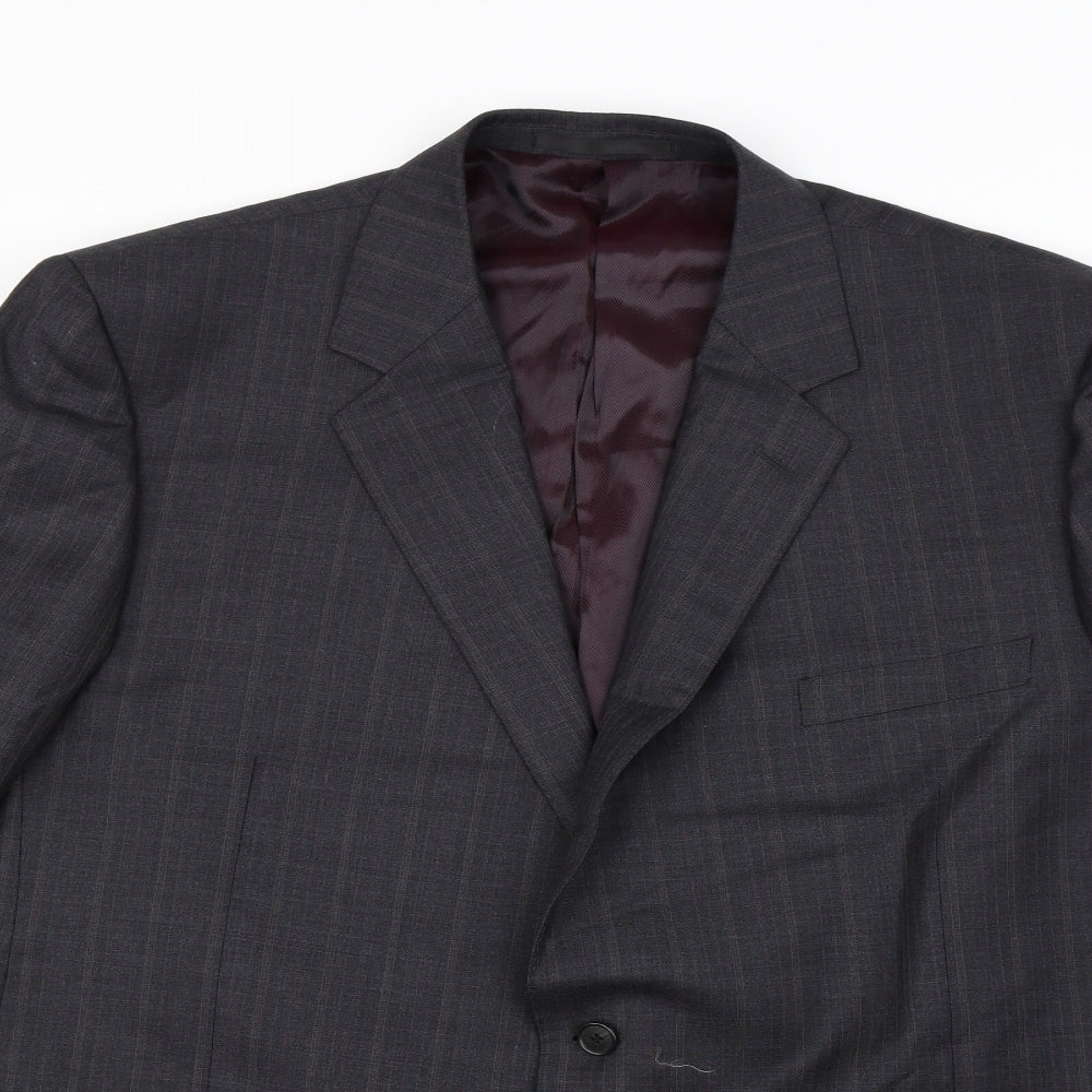 Mens UK Size XL m&s Regular Black Suit Jacket