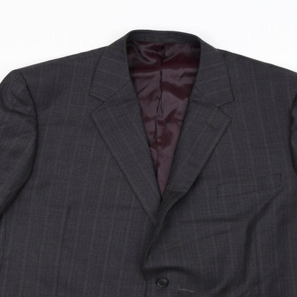 Mens UK Size XL m&s Regular Black Suit Jacket