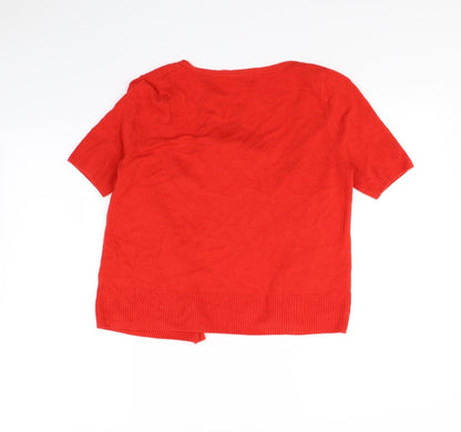 TU Womens Red   Cardigan Jumper Size 14