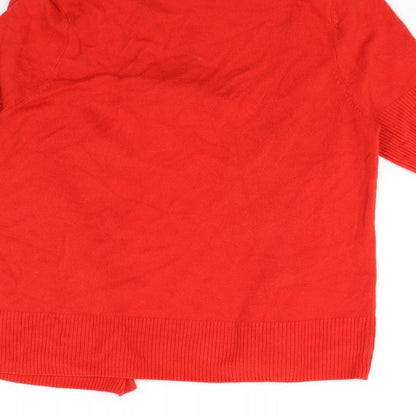 TU Womens Red   Cardigan Jumper Size 14