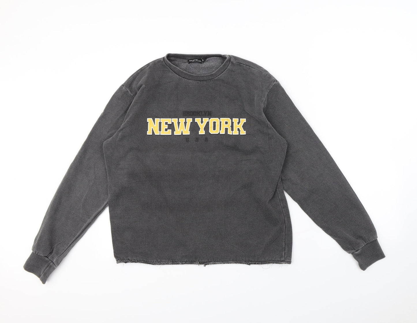 Nasty Gal Womens Grey   Pullover Jumper Size S  - New york