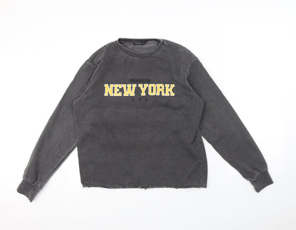 Nasty Gal Womens Grey   Pullover Jumper Size S  - New york