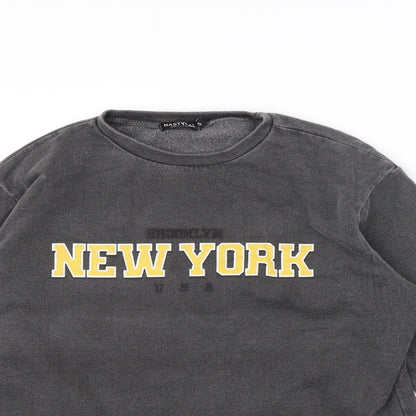 Nasty Gal Womens Grey   Pullover Jumper Size S  - New york