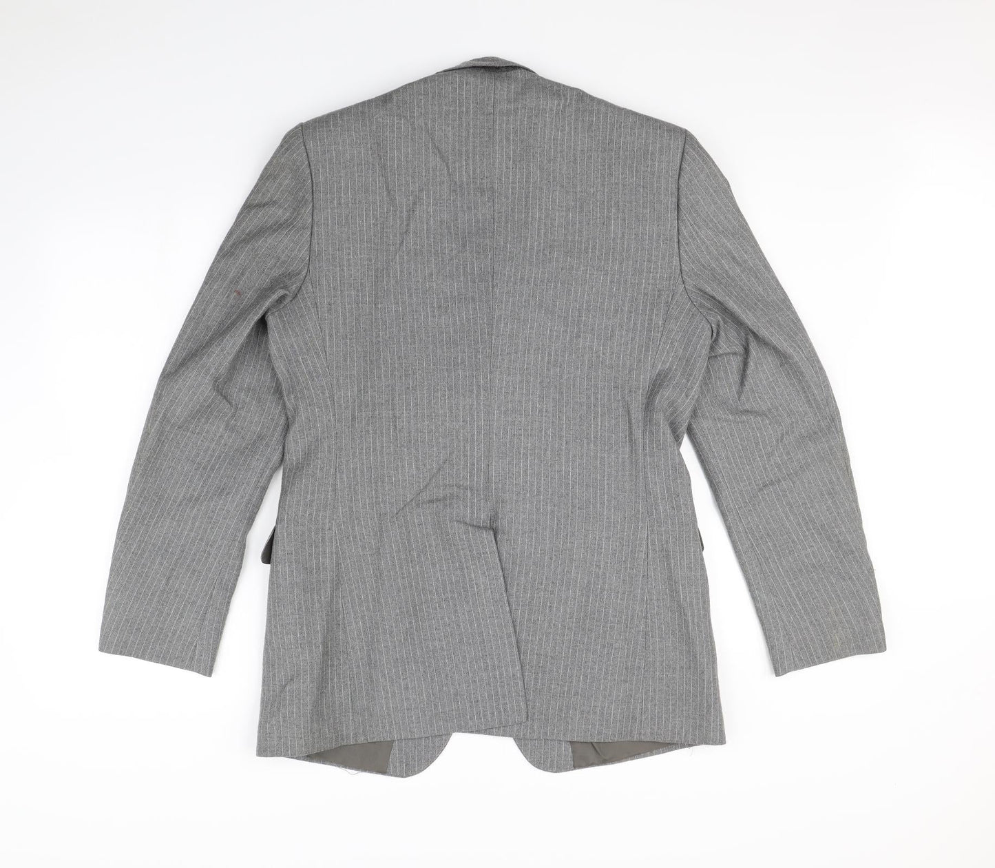 Mens UK Size S Preworn Regular Grey Suit Jacket