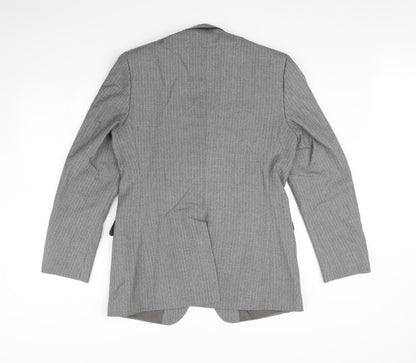 Mens UK Size S Preworn Regular Grey Suit Jacket