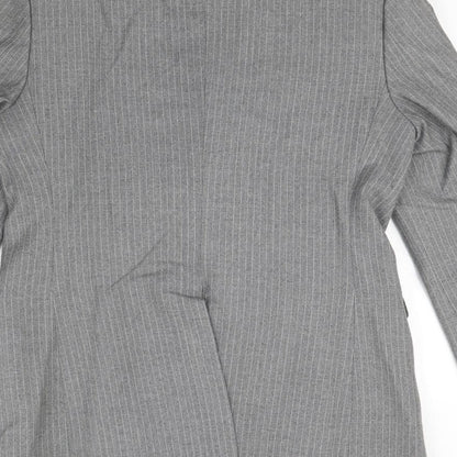Mens UK Size S Preworn Regular Grey Suit Jacket