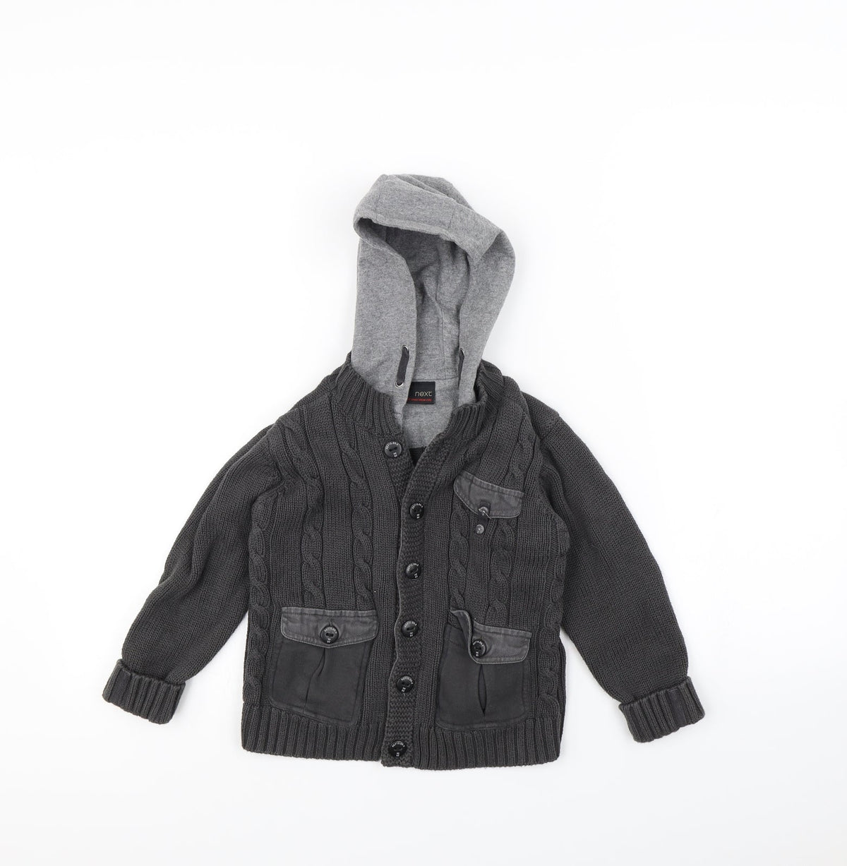 Next Boys Grey   Jacket  Size 3-4 Years