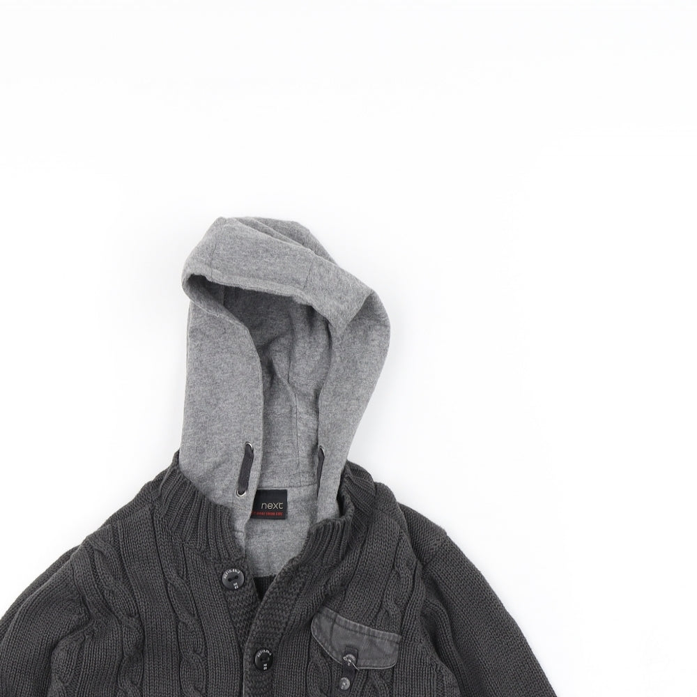 Next Boys Grey   Jacket  Size 3-4 Years