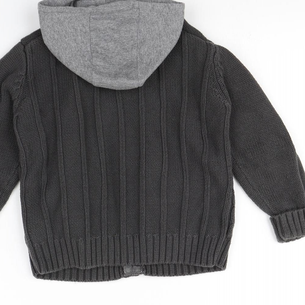 Next Boys Grey   Jacket  Size 3-4 Years