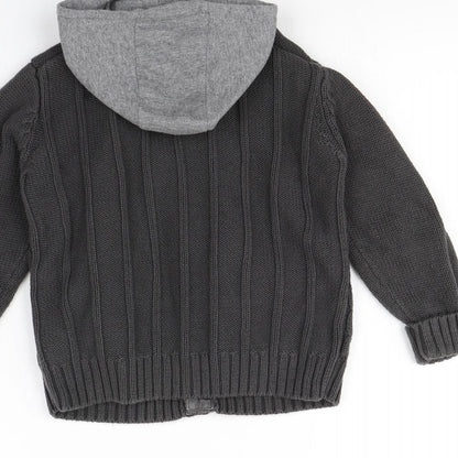 Next Boys Grey   Jacket  Size 3-4 Years