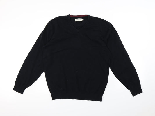 Aspen & Court Mens Black   Pullover Jumper Size M