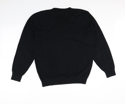 Aspen & Court Mens Black   Pullover Jumper Size M