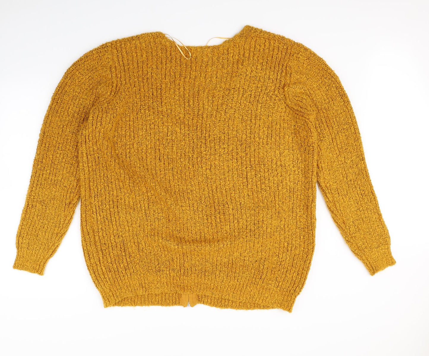 Papaya Womens Gold   Cardigan Jumper Size L