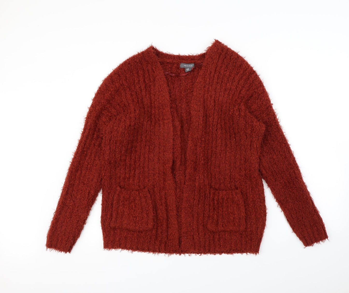 Primark Womens Red   Cardigan Jumper Size M