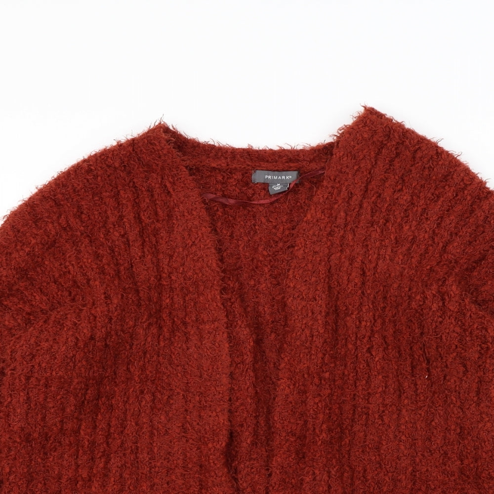 Primark Womens Red   Cardigan Jumper Size M